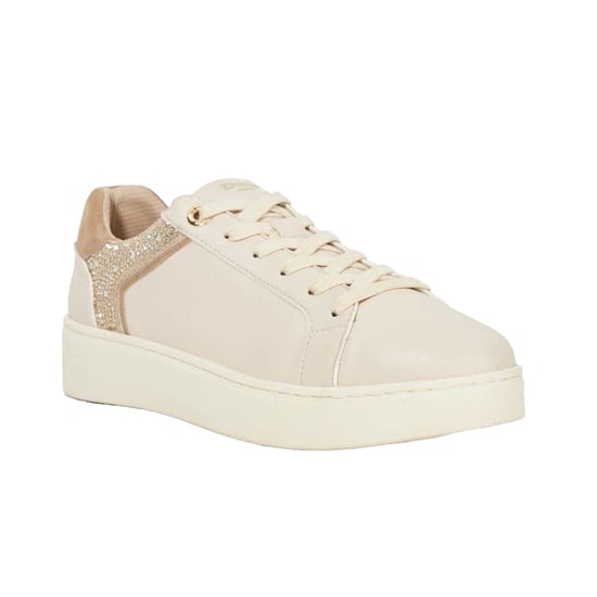 Dune London - "Elli" Schuhe für Damen, Leder, Plattform-Absatz (Cremefarbe) - Image 5