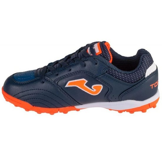 Joma - Kinder Künstlicher Boden Fußballschuhe "Top Flex 2433" (Dunkles Marineblau/Orange) - Image 2