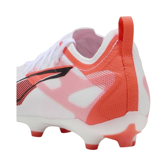 Puma - "Ultra Pro" Fußballschuhe mit festem Boden für Kinder (Puma Weiß/Orange) - Image 2