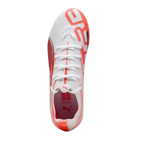 Puma - "Ultra Pro" Fußballschuhe mit festem Boden für Kinder (Puma Weiß/Orange) - Image 4