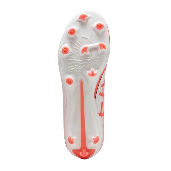 Puma - "Ultra Pro" Fußballschuhe mit festem Boden für Kinder (Puma Weiß/Orange) - Image 5