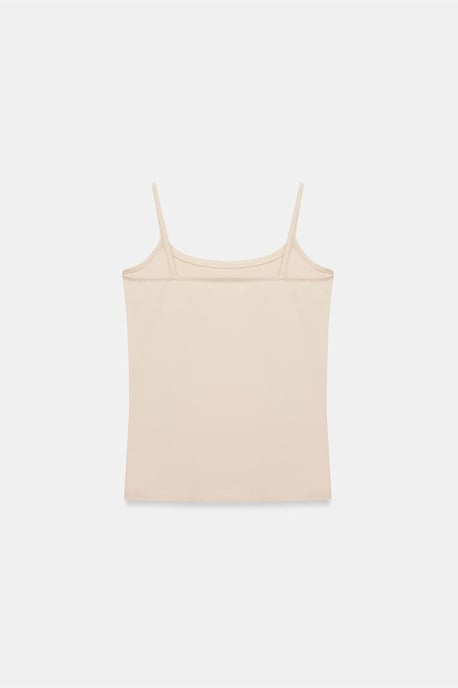 Figurbetonte ärmellose Bluse mit Quadrat-Ausschnitt - Image 6