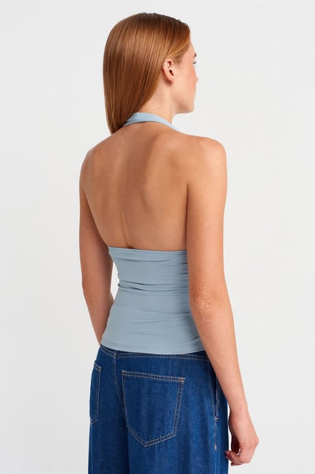 Taillierte Halsband-Bluse - Image 2