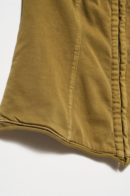 Damen Trägerloses Baumwoll-Cropped-Top mit Reißverschluss - Image 3