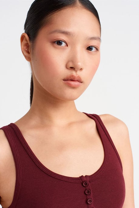 Schlanke Passform Crop Cami Bluse - Image 3