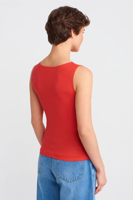 Ärmellose Slim-Fit Boot-Cut Bluse - Image 2