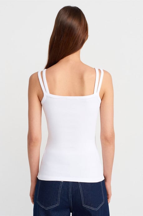 Rippenshirt ohne Ärmel mit Quadrat-Ausschnitt - Image 2