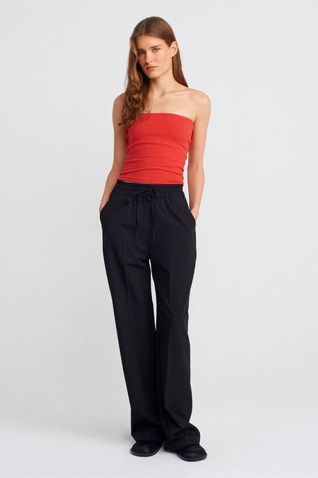 Trägerlose Bodycon Bandeau-Bluse - Image 3