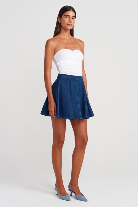 Bandeau-Top ohne Träger mit Schleifendetail - Image 4