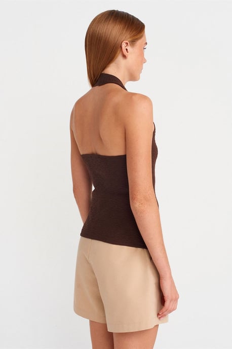 Rippstrick-Halsbande-Blouse - Image 2