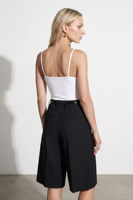 Spitzen V-Ausschnitt Ärmellose Cami-Bluse - Image 2
