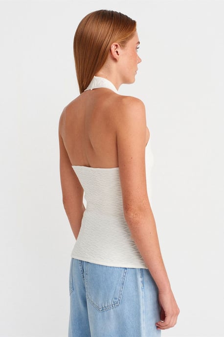 Rippstrick-Haltertop-Bluse - Image 2
