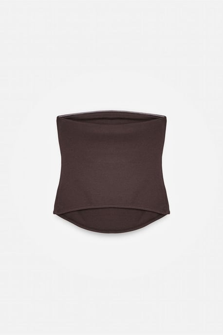 Damen Strapless Crop Bandeau Top - Image 6