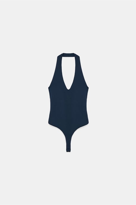 Halterneck Cut-Out Bodysuit - Image 5