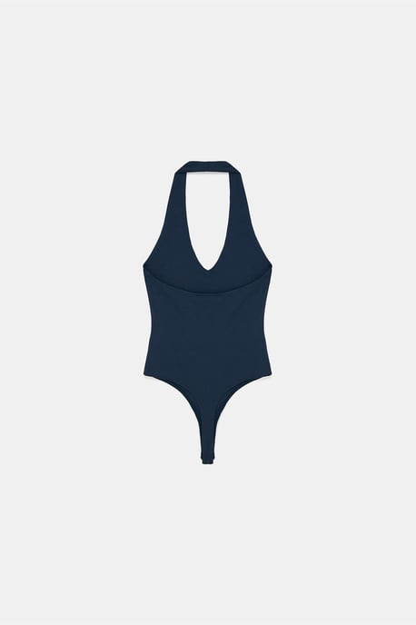 Halterneck Cut-Out Bodysuit - Image 6