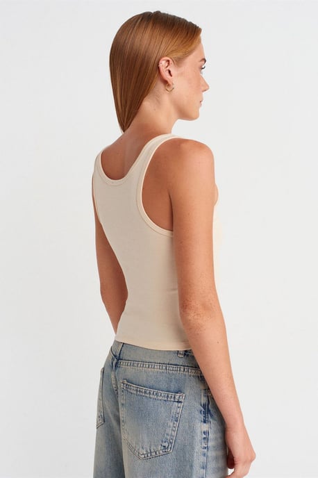 Slim Fit Crop Cami-Bluse - Image 2