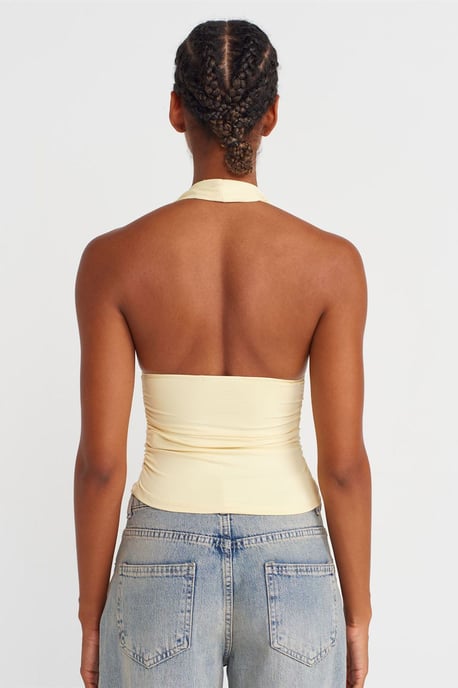 Taillierte Halsband-Bluse - Image 2