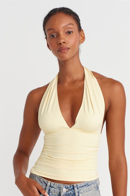 Taillierte Halsband-Bluse - Image 3