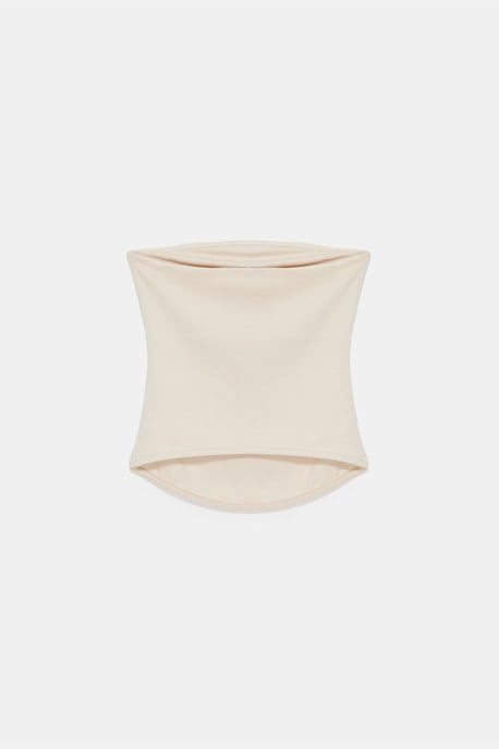 Damen Strapless Crop Bandeau Top - Image 6
