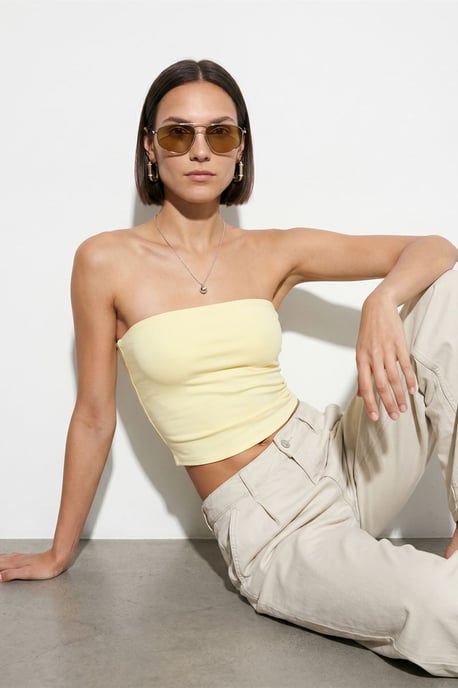Damen Bandeau-Top ohne Träger - Image 1