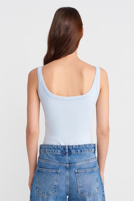 Ärmelloser Rippen-Baumwollmix-Body - Image 3