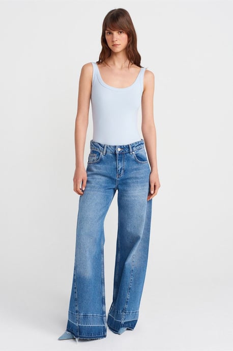 Ärmelloser Rippen-Baumwollmix-Body - Image 4