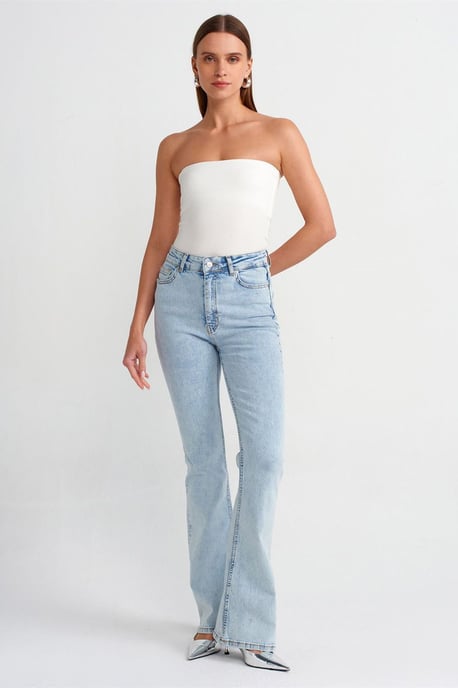 Trägerlose Bodycon Bandeau-Bluse - Image 3