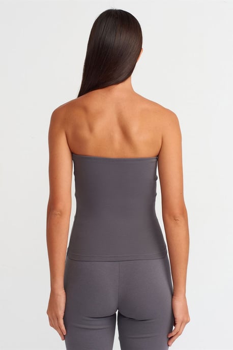 Trägerlose Bodycon Bandeau-Bluse - Image 2