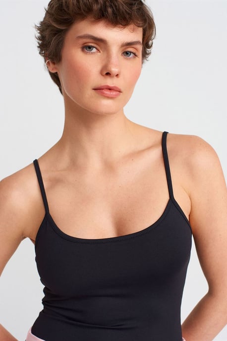 Schlanke Passform ärmellose Cami-Bluse - Image 4