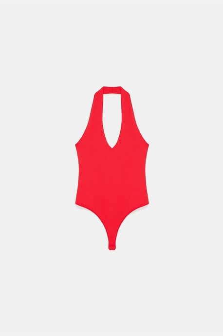 Halter-Neck Cut-Out Bodysuit - Image 5