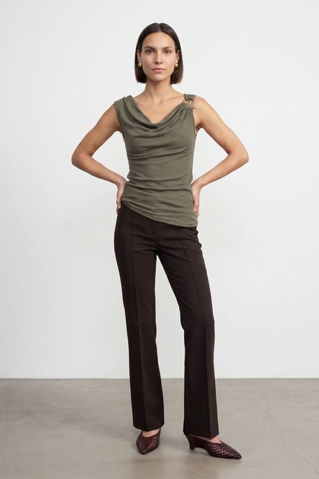 Ärmelloses Cowl-Neck Top - Image 3