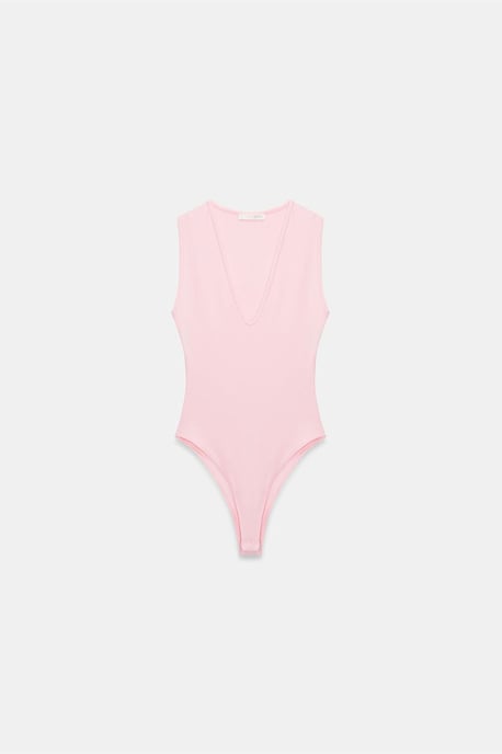 Ärmelloses Slim-Fit U-Ausschnitt Body - Image 5