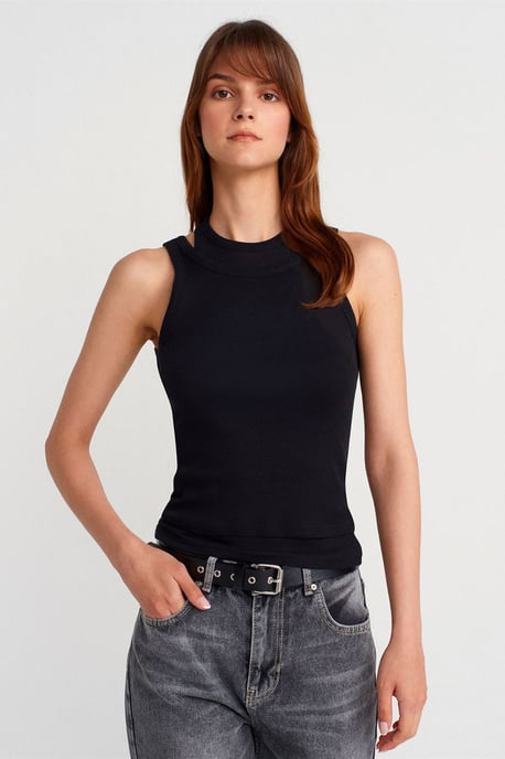 Baumwoll-Ripp-Crop-Cami - Image 1