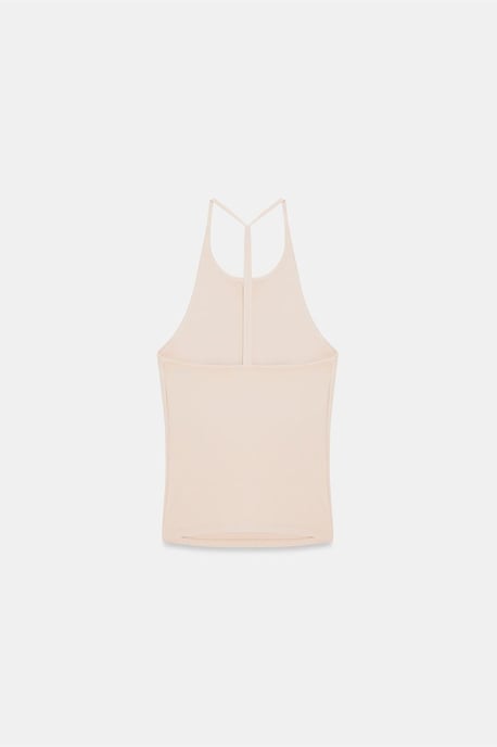 Schlanke Passform Halterneck Jersey Bluse - Image 6
