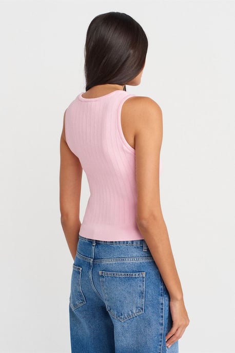 Rippentop ohne Ärmel im Slim-Fit Schnitt - Image 2