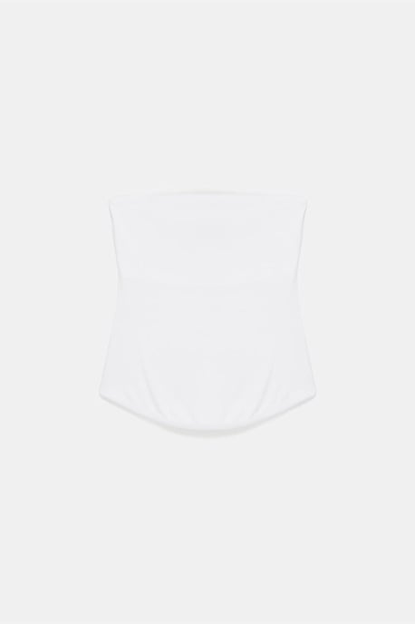 Damen Strapless Crop Bandeau-Top - Image 4