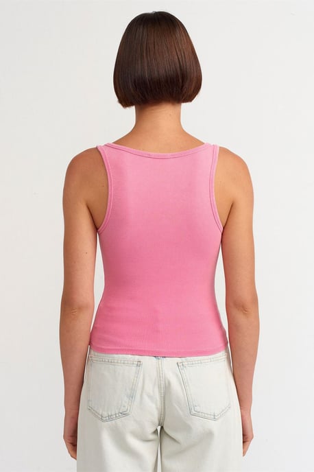 Ärmellose Slim-Fit-Jerseybluse - Image 3