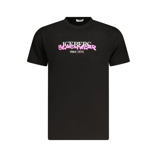 Schwarzes T-shirt Mit Ice Iceberg Beachwear Logo - Image 1