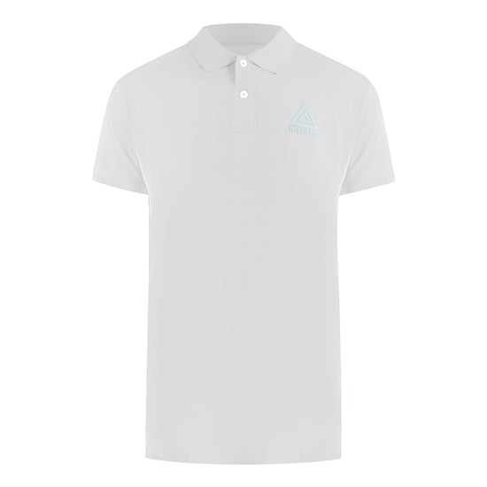 Weißes Poloshirt Mit Eisberg-dreieck-logo - Image 1