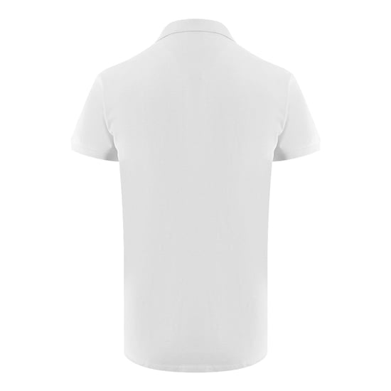 Weißes Poloshirt Mit Eisberg-dreieck-logo - Image 2