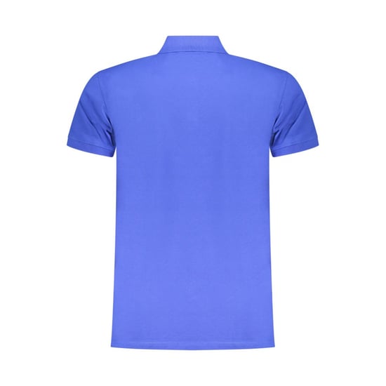 Blaues Poloshirt Mit Eisberg-dreieck-logo - Image 2