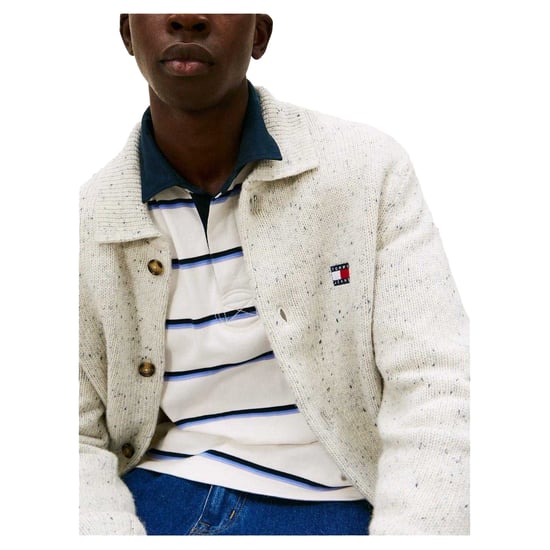Tommy Jeans - Strickjacke für Herren (Schwarz meliert) - Image 3