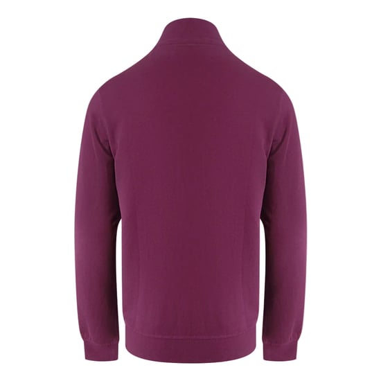 Aquascutum Active Piping Mock Neck Cordovan Fleece - Image 2