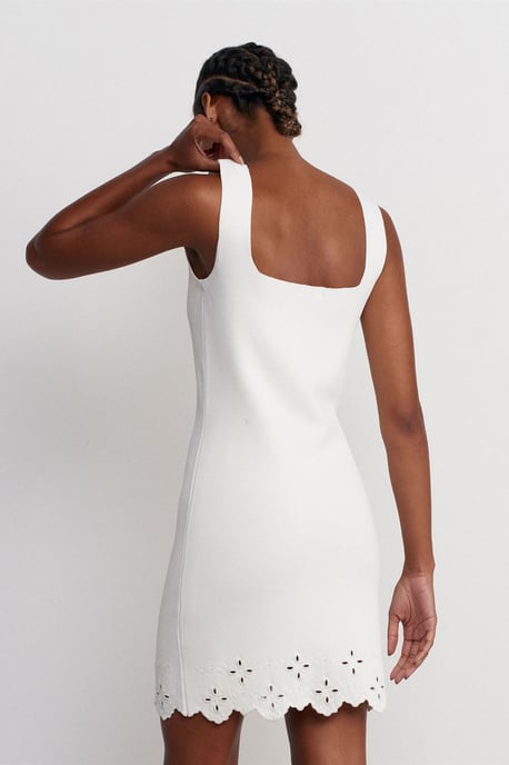 Besticktes ärmelloses Minikleid - Image 2