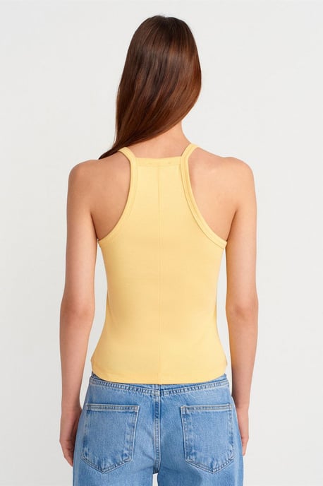 Schmale Passform Rippstrick Cami-Bluse - Image 2