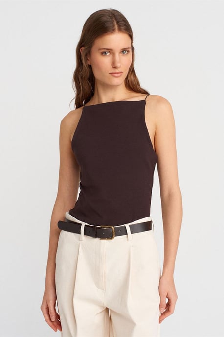 Slim-Fit Halterneck Jerseytop - Image 4