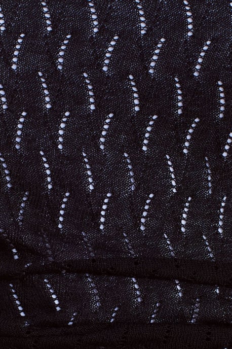 Texturierte Kurz-Cami-Bluse mit Schleifen-Detail - Image 4