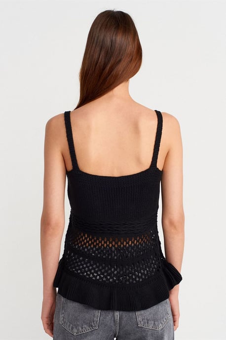 Taillierte Rippstrick-Cami-Bluse - Image 2