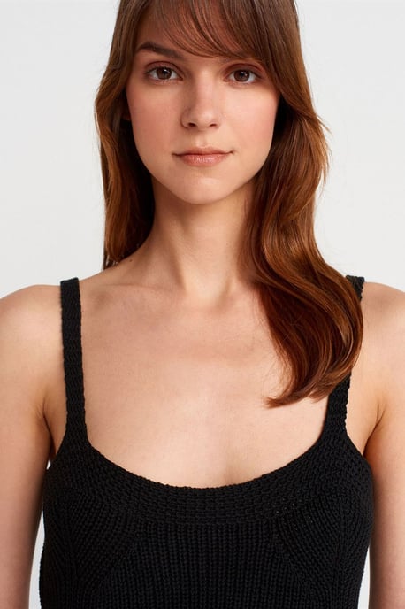 Taillierte Rippstrick-Cami-Bluse - Image 3