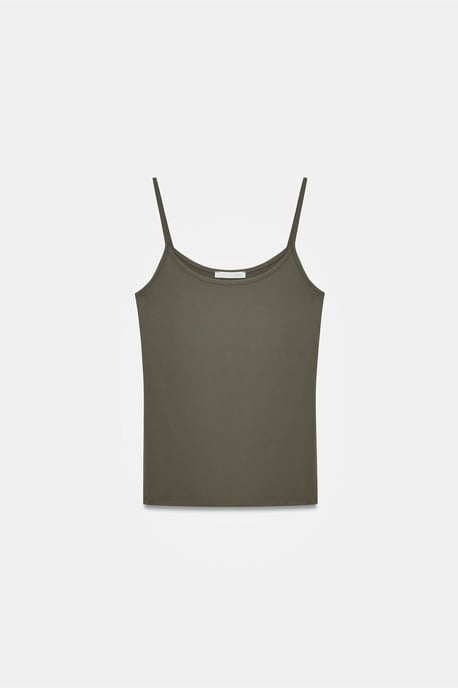 Schlanke Passform ärmellose Cami-Bluse - Image 5